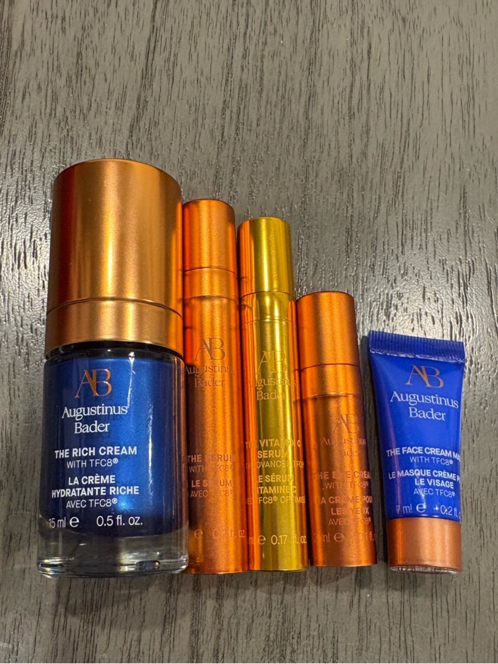 *New Augustinus Bader The Rich Cream + Vitamin Serums Set
